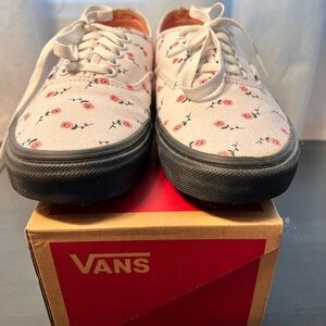 Vans 2018 Lazy Oaf Limited Rose Pattern Canvas Shoes W9